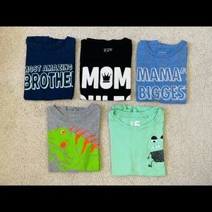 Boys short sleeve shirts size 5